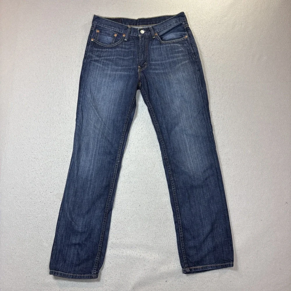 Levi's‎ 514 Straight Fit Jeans Mens Fitss 32x32 Blue Denim Classic Levi Strauss